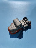 Dinky Supertoys Tracteur Unic 39 + Remorque 39A Dinky Toys gris et rouge