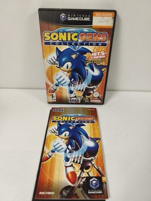 Boîte vide Nintendo GameCube Sonic Gems – Coffret original sans disque ni notice