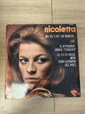 Vinyle ancien 45 tours Nicoletta rétro collection, disque vintage occasion état