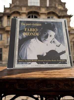 CD Fabio Biondi The poet-violinist classique Biber Tartini Bruni vintage