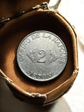 Jeton de casino vintage métal Casino La Napoule 2 Jeton France ancien