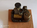 Boîte à musique mécanique Jokiwa Japan vintage, mécanisme métal sur socle bois