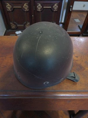 Casque militaire français PMP Marseille vintage ancien, militaria rétro