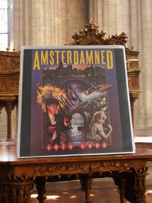 Vinyle 45T Amsterdamned Lois Lane BO, pochette illustrée vintage rare