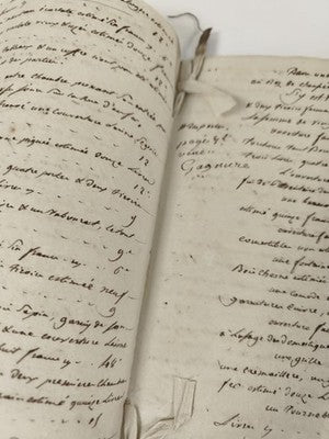 Acte notarial manuscrit 1797 Directoire XVIIIe, succession 20 p.