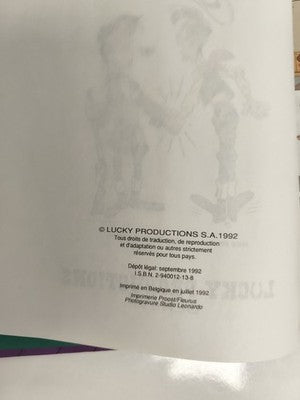 BD Lucky Luke Chasse aux Fantômes 1992 Lucky Productions couverture rigide