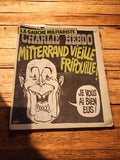 Magazine Charlie Hebdo vintage 1975 couverture Cabu Mitterrand satirique années