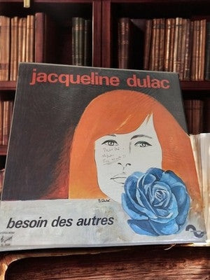 Vinyle 33 tours Jacqueline Dulac besoin des autres vintage chanson française rét