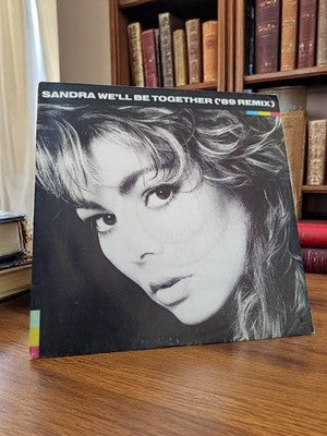 Vinyle 45 tours Sandra We'll Be Together 89 Remix vintage rétro pochette