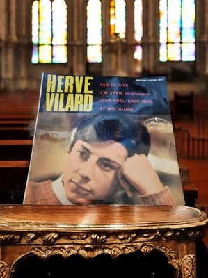 Vinyle 45 tours Hervé Vilard Mercury années 60 vintage pochette photo