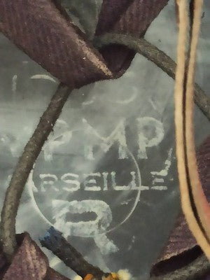 Casque militaire français PMP Marseille vintage ancien, militaria rétro