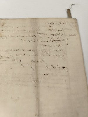 Acte notarial manuscrit 1797 Directoire XVIIIe, succession 20 p.