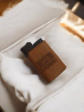 Briquet ancien UFB UCABAIL vintage, étui marron, objet rétro à collectionner