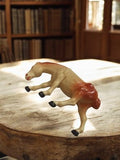 Figurine cheval Starlux vintage, statuette rétro ancienne, jouet d'occasion