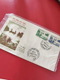 Ancienne enveloppe FDC Vietnam 1964 Plage de Ha-Tien timbres collection