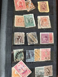 Lot ancien de timbres vintage à trier, divers pays, oblitérés, collection