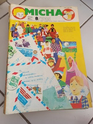 Magazine enfant Micha 8/1985 vintage illustré multilingue rétro presse années 80