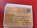 Ancienne carte postale oblitérée Marseille 1952 philatélie Aubagne vintage