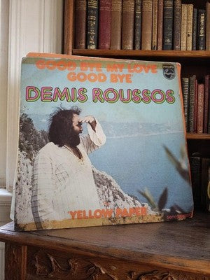 Vinyle 45T Demis Roussos Philips vintage années 70 pochette rétro