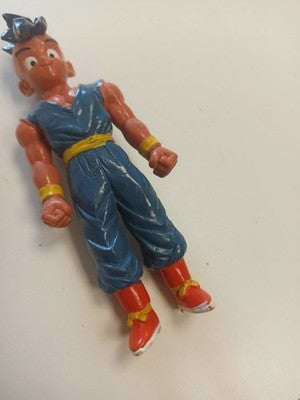 Figurine Dragon Ball GT vintage rétro, tenue bleue, jouet ancien rare occasion