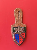 Ancienne médaille vintage insigne militaire 1er régiment de chasseurs collection