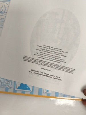 BD Tintin Les 7 Boules de Cristal Album double Hergé couverture couleur