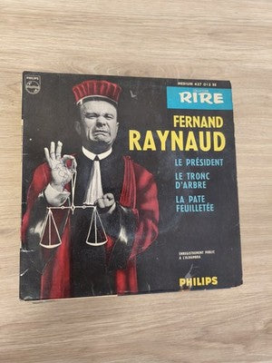 Vintage 45 tours ancien Fernand Raynaud disque vinyle rétro collection état