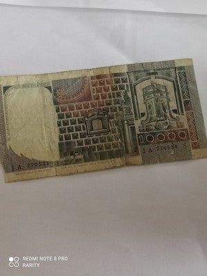 Billet ancien 10000 Lire Italie Banca d'Italia visage homme vintage