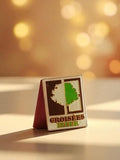 Pin's publicitaire vintage Croisées Inter émaillé rétro, logo arbre, accessoire