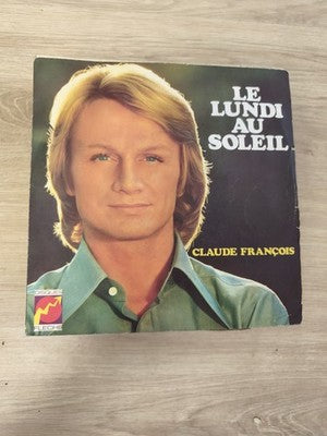 Vinyle 45 tours vintage Claude François Le Lundi au Soleil pochette couleur