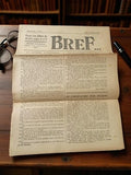 Journal ancien BREF 1925 presse vintage rétro papier histoire France