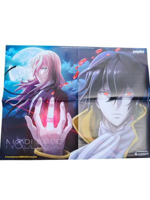 Poster manga Noblesse anime, grand format couleur, personnages Raizel & Frankens
