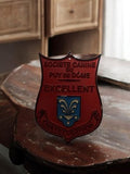 Plaque ancienne métal Société Canine Puy de Dôme Chatel-Guyon vintage