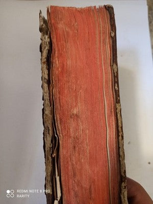 Livre ancien reliure cuir L'Histoire de France Tome 29 édition 1786 rare