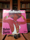 Vinyle 45 tours Helen Davis Satisfaction vintage rétro Carrere pochette illustré
