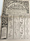 Ancien journal broderie Le Journal des Brodeuses 1954 motifs vintage Lyon