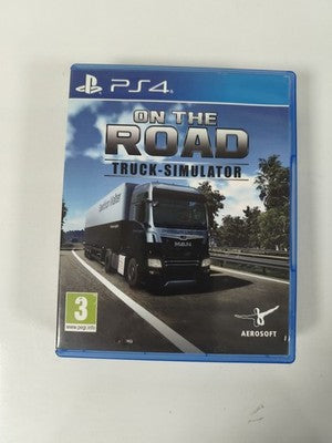 Boîte vide originale pour PS4 On the Road Truck Simulator, étui jeu sans disque