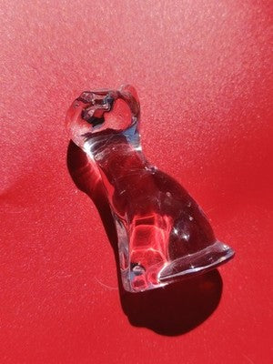 Vintage statuette cristal Swarovski ancienne petite sculpture décorative collect