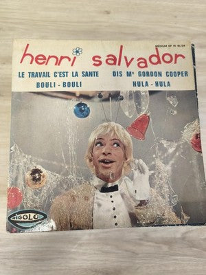 Vintage 45 tours ancien vinyle Henri Salvador disque rétro collection état à res