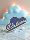 Pin's nuage Cadbury édition limitée vintage bleu doré publicité