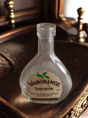 Flacon ancien Maborange Liqueur Vieille Cure de Cenon France vintage