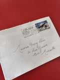 Ancienne enveloppe oblitérée timbre France 1997 philatélie collection vintage