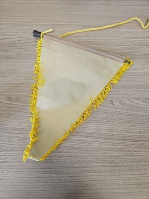 Fanion vintage Olympique Saint Marcellin bleu jaune rétro football club ancien