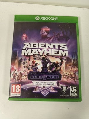 Boîte vide pour Agents of Mayhem Xbox One, coffret original sans disque jeu