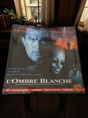 Laserdisc L’Ombre Blanche Steven Seagal rétro Warner VF film vintage