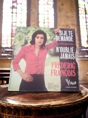 Vinyle 45 tours Frédéric François Vogue vintage pochette Si je te demande