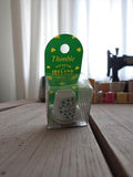 Dé à coudre souvenir Irlande vintage, motif trèfle, thimble, DIY couture