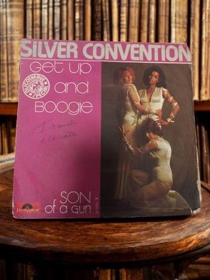 Vinyle 45 tours Silver Convention Get Up and Boogie rétro années 70 Polydor