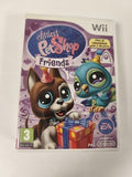Boite seule Littlest Pet Shop Friends Nintendo Wii sans jeu, visuel animaux fête