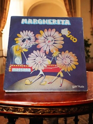 Vinyle 45T Margherita Massara disco Genius vintage pochette illustrée rare